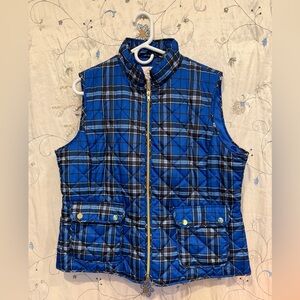 St. John's Bay Blue Quilted Vest
